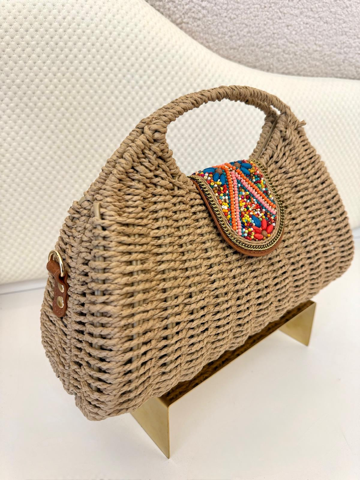 UV RED FLOWER STAR BAG