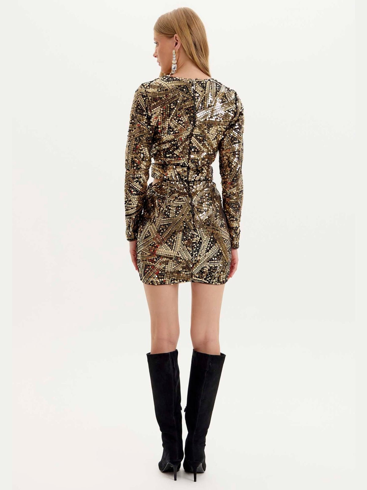 AMAR SEQUINS MINI DRESS