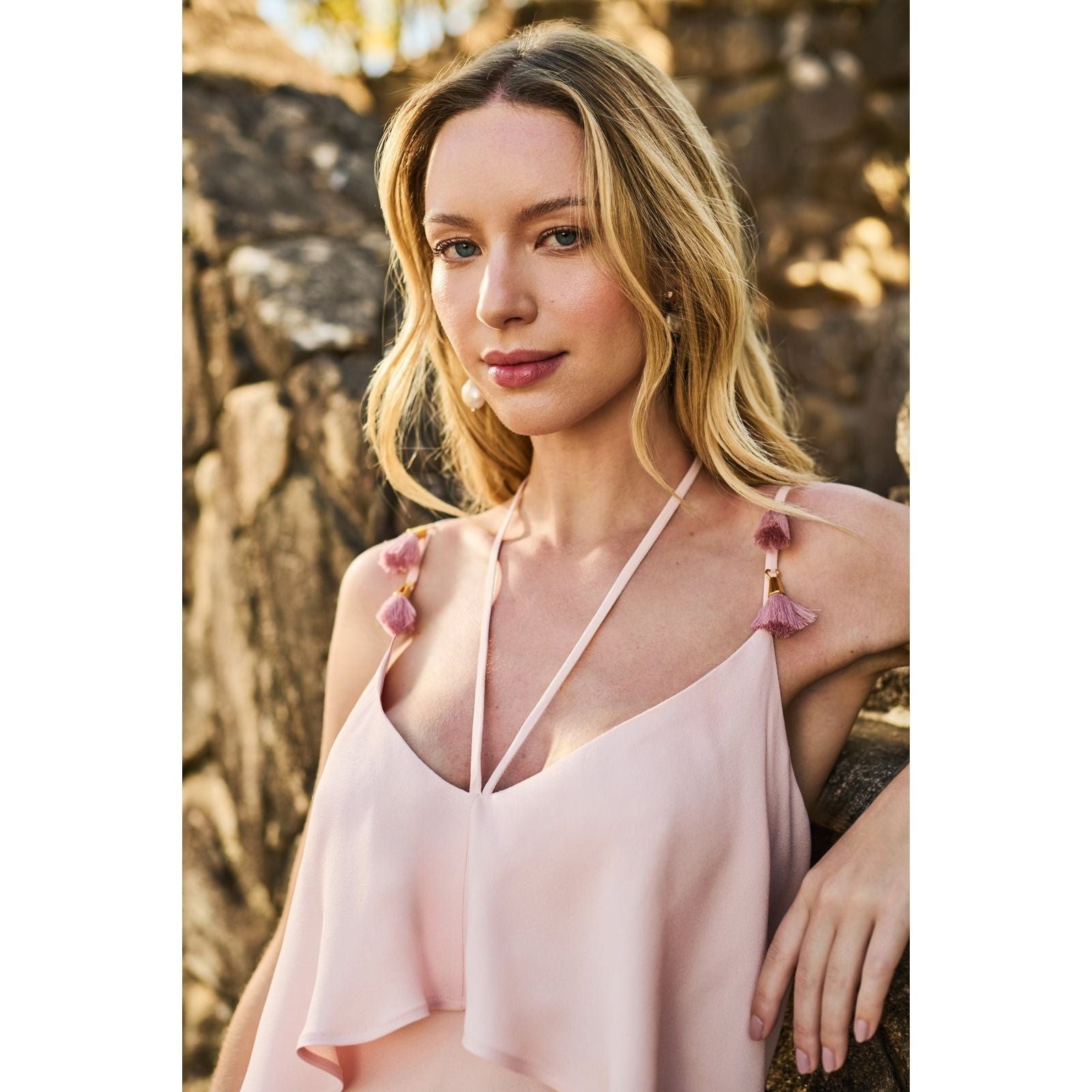 SK MAXI ROSA DRESS