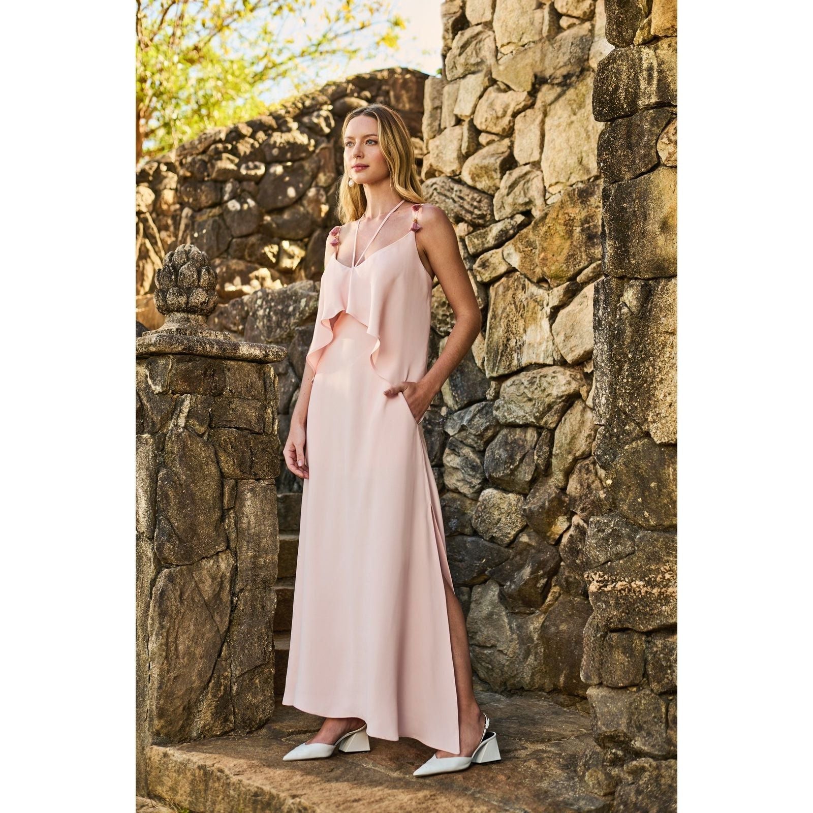 SK MAXI ROSA DRESS