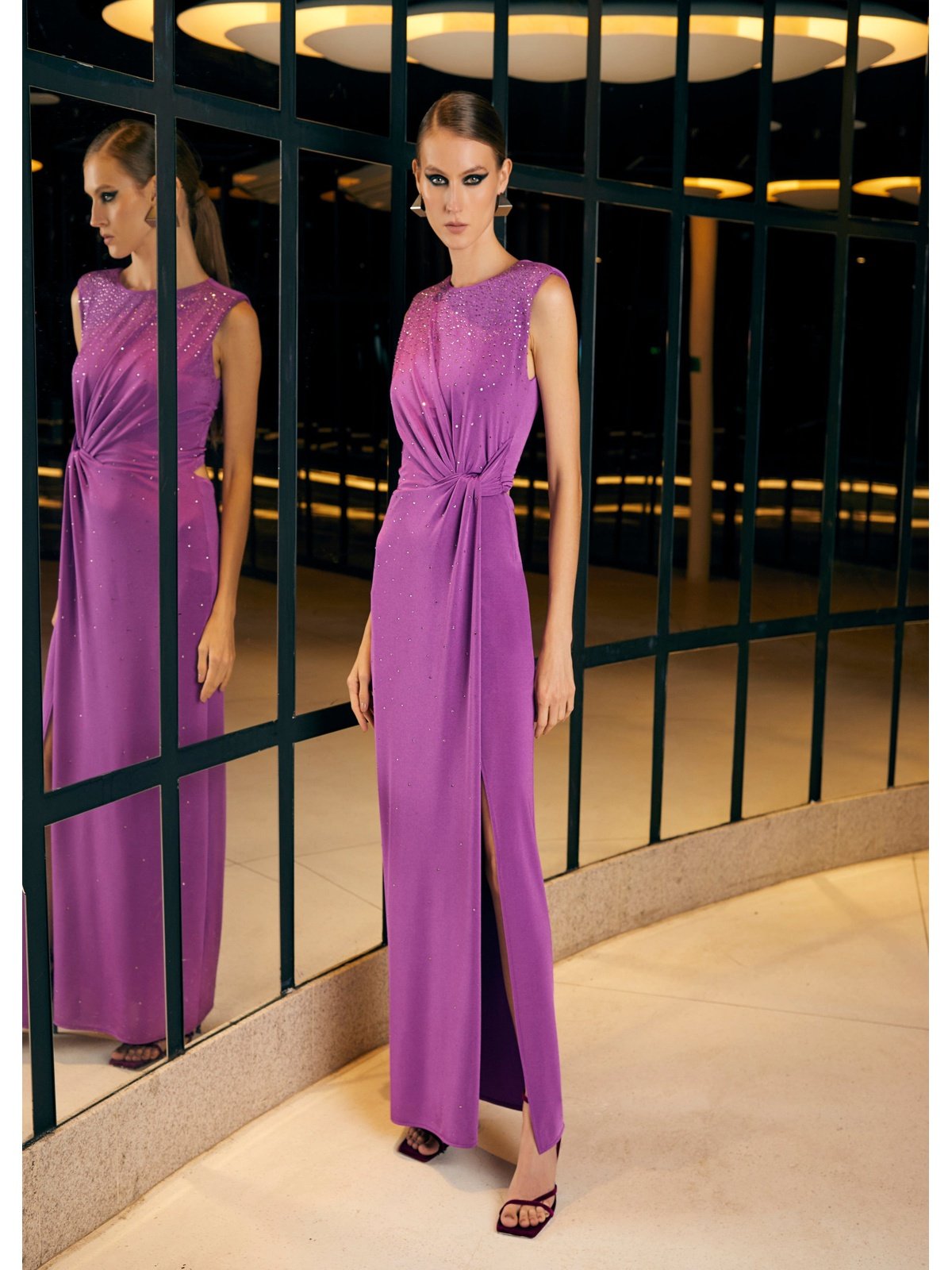 Arb Jersey Drapped Dress