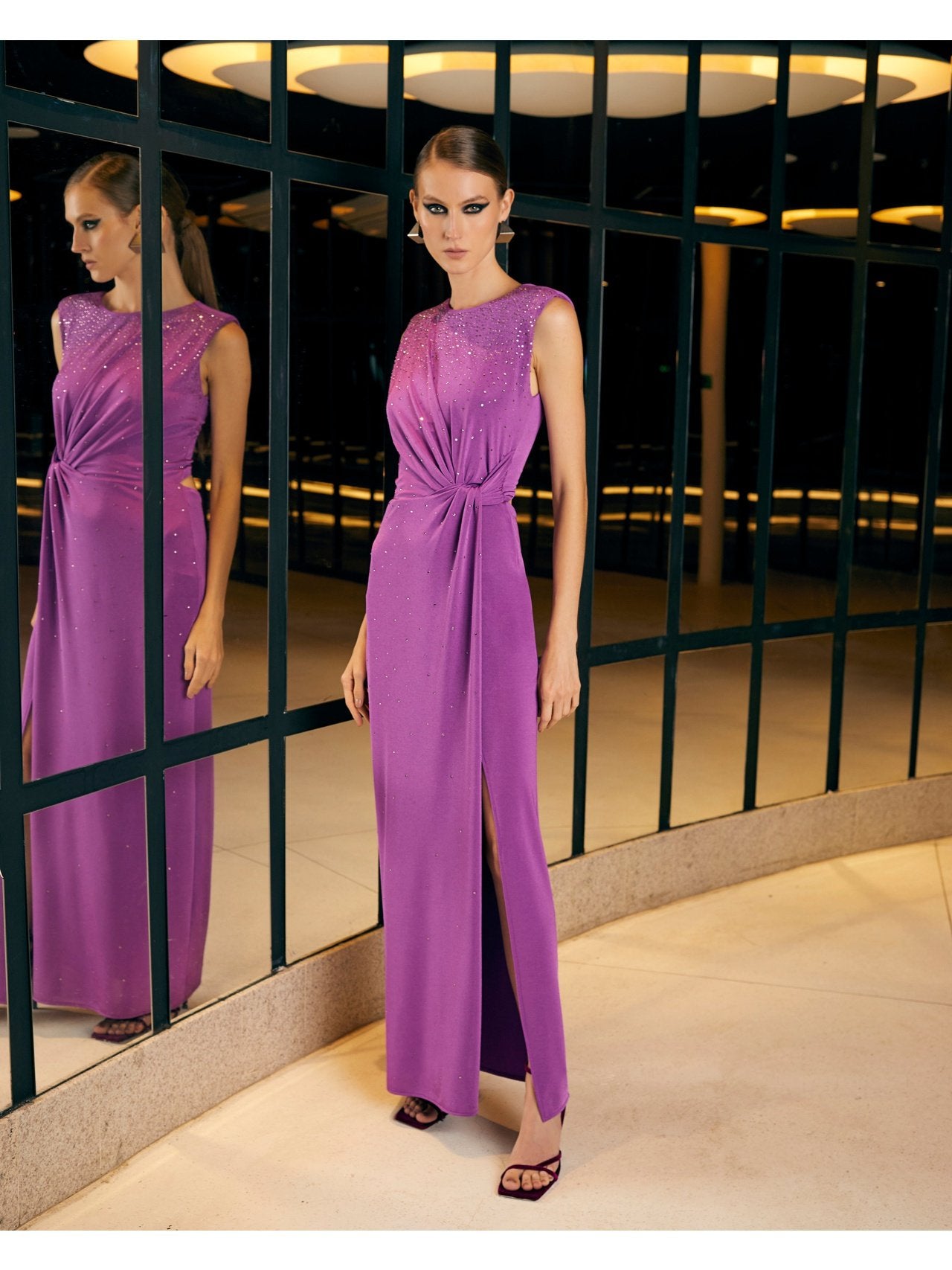 Arb Jersey Drapped Dress