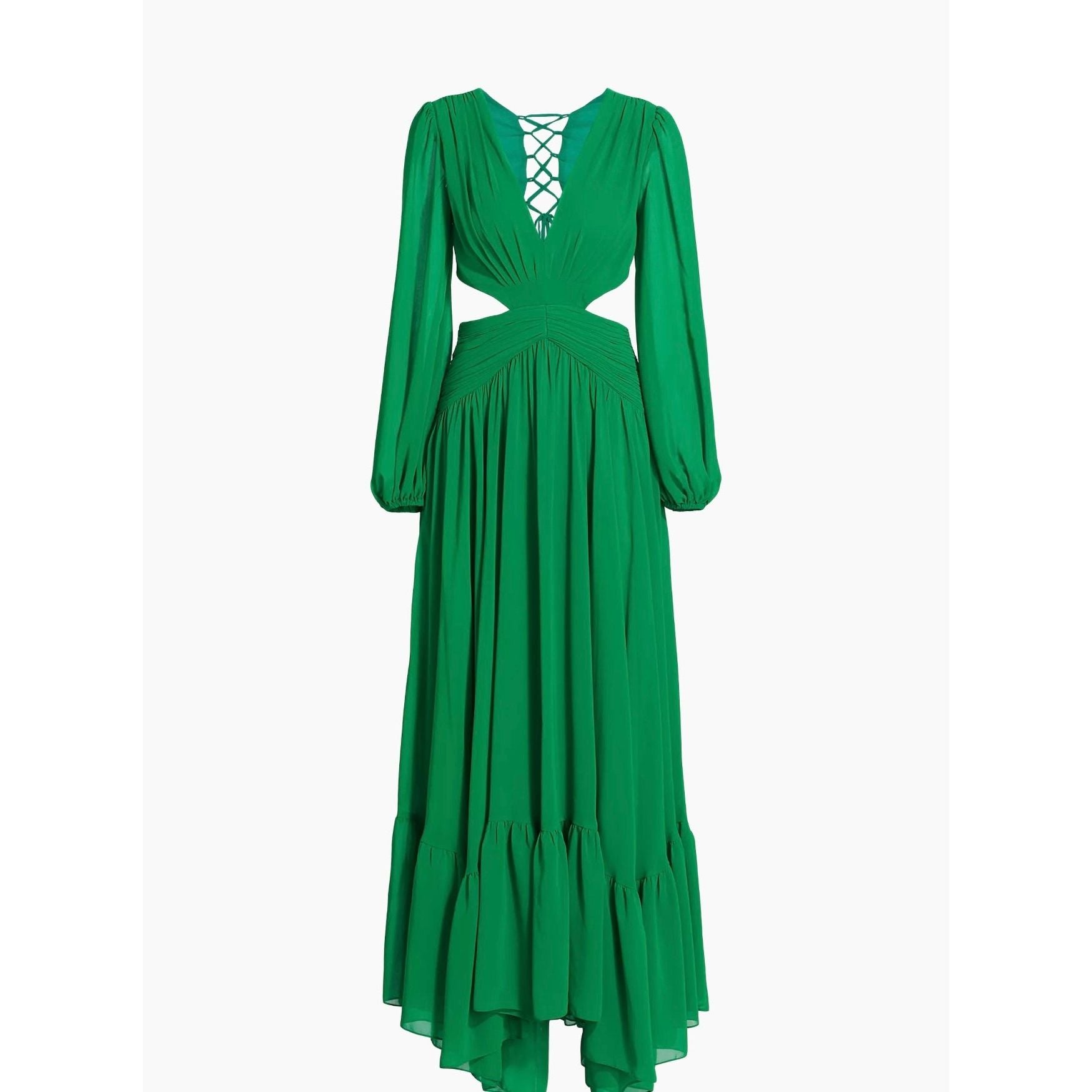 PB LONG SLEEVE CUT OUT GOWN