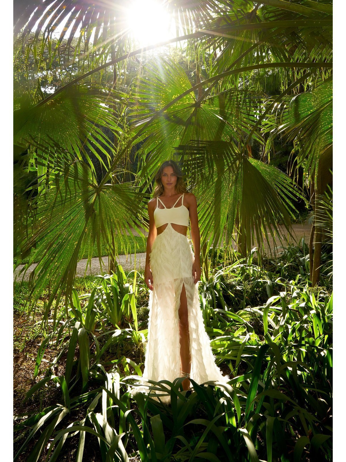 TD LONG FRINGES DRESS
