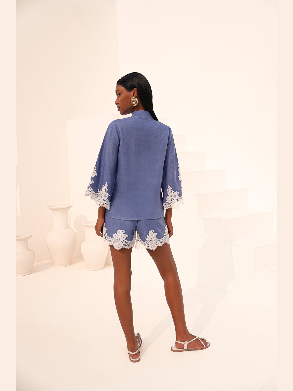 LN EMBROIDERY TWO PIECE SET