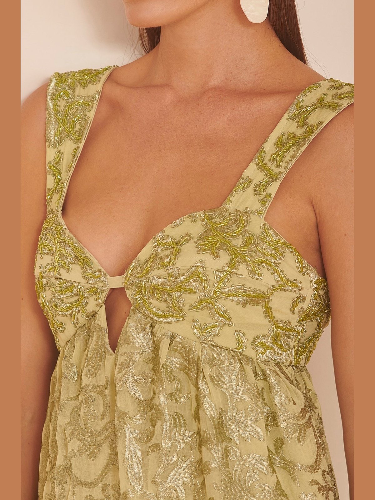 BTD ORGANZA EMBROIDERY DRESS