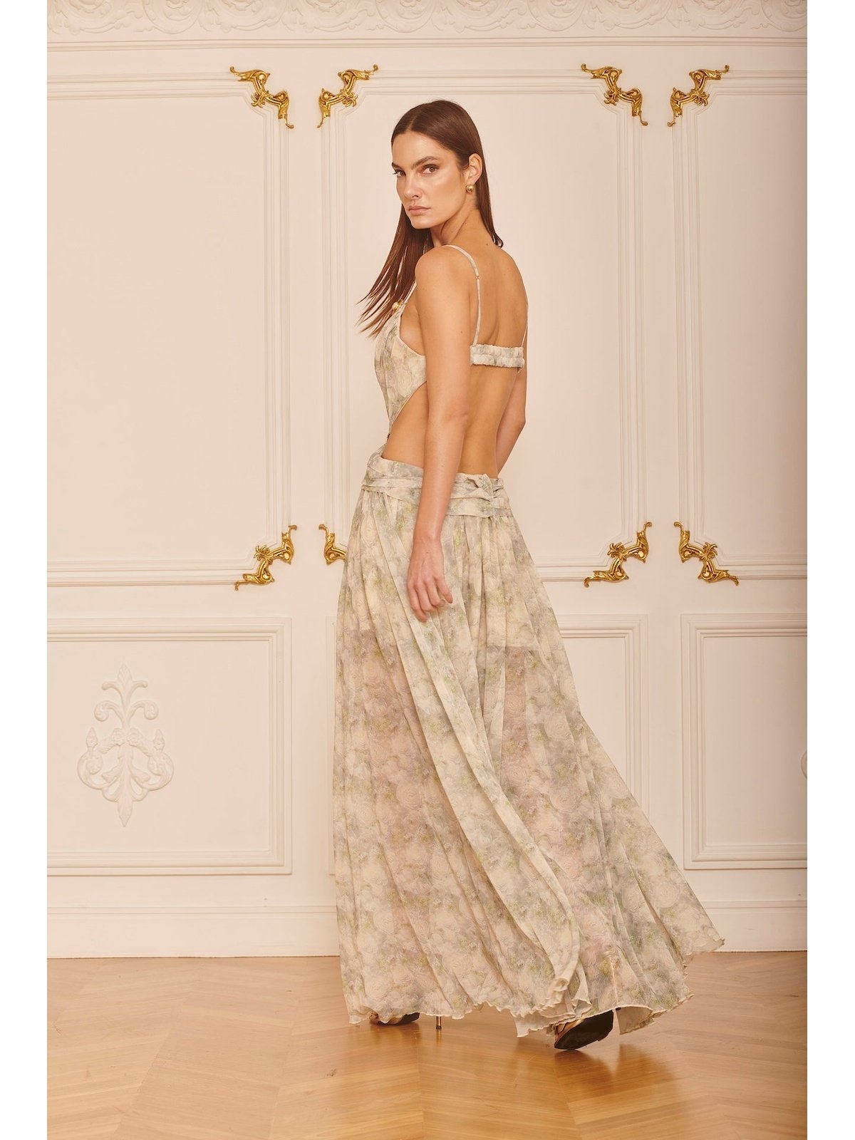 BTD FLOWER CUT OUT DRESS
