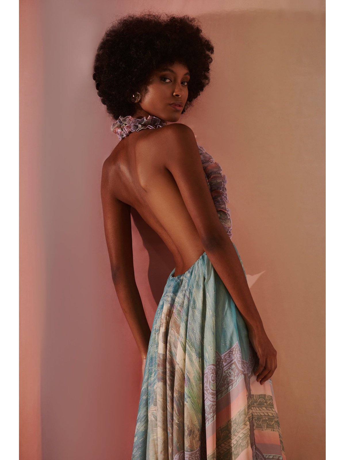 LN Halter Linen Dress