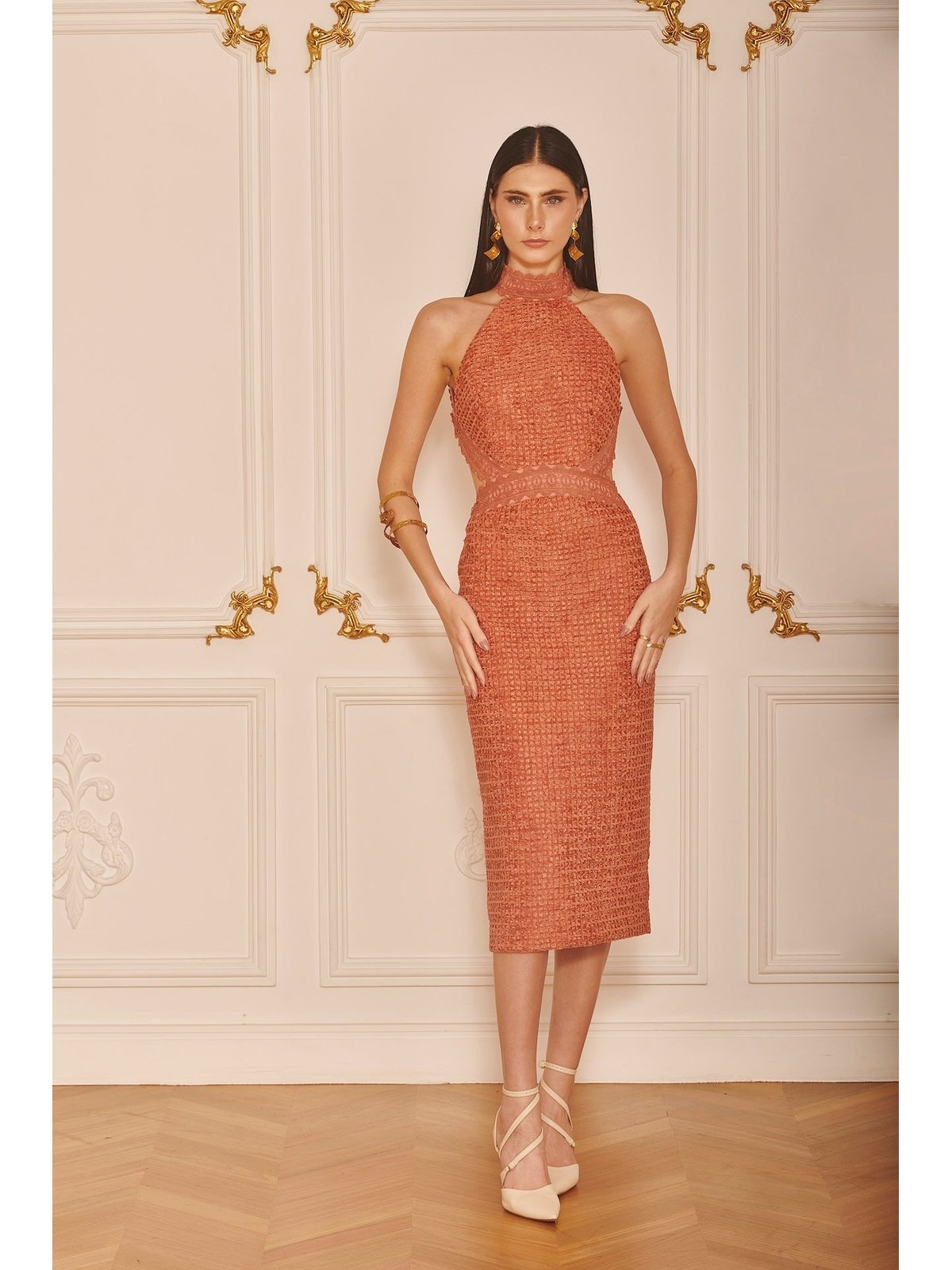 BTD CUT OUT RENDA DRESS