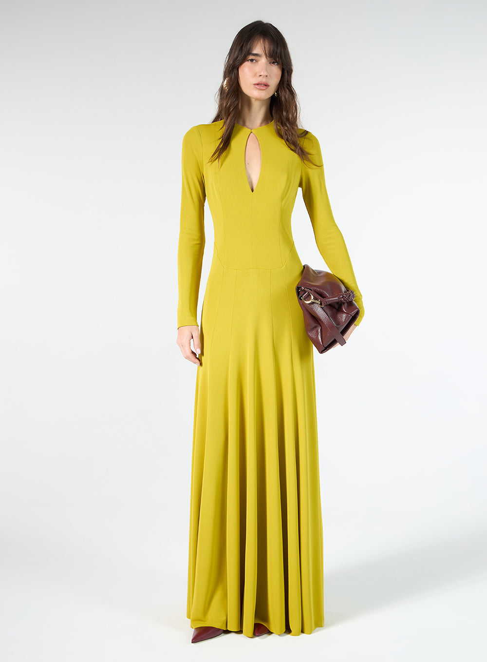 SK GREEN LONG SLEEVE DRESS