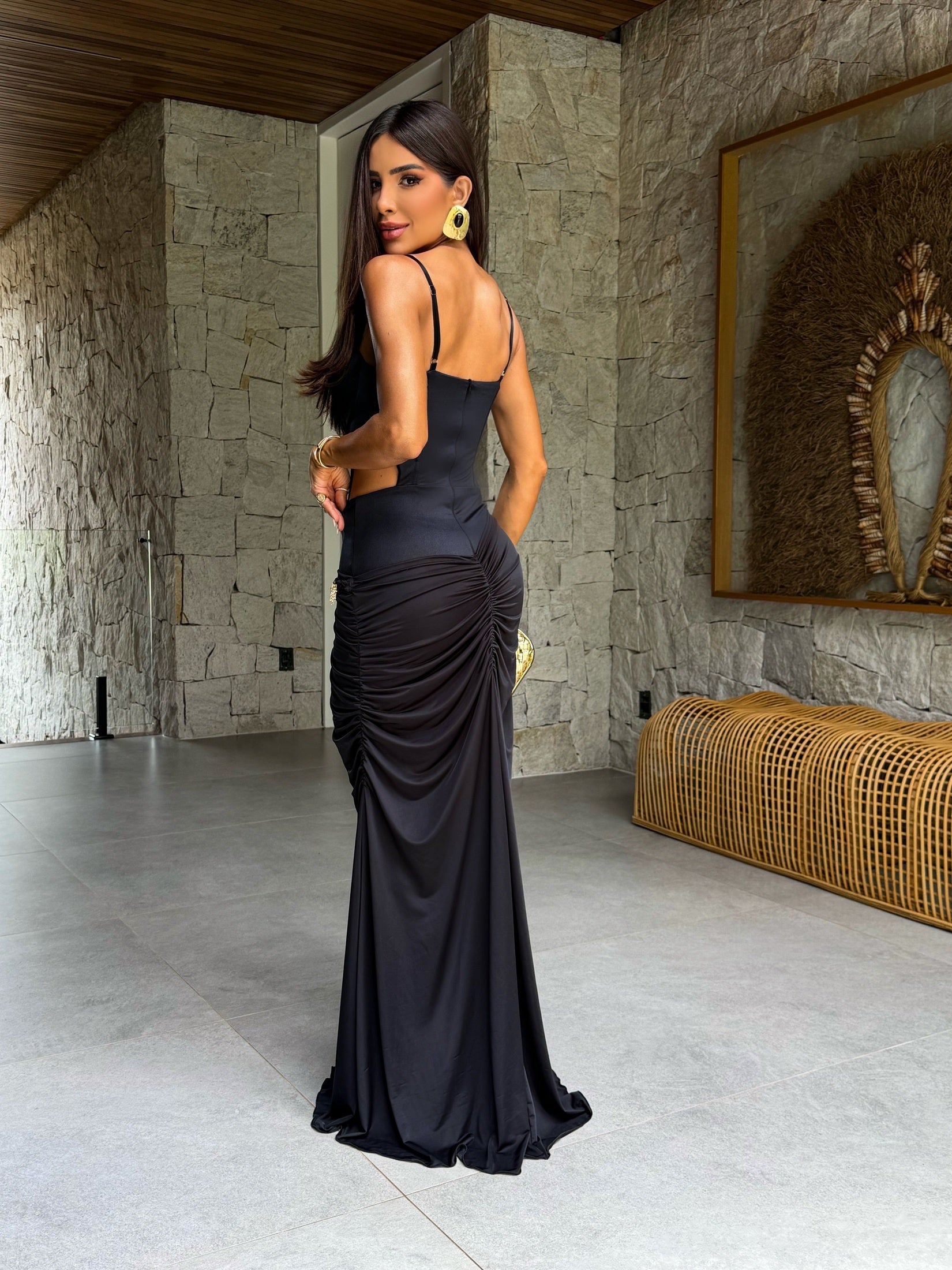 STONE BLACK DRESS
