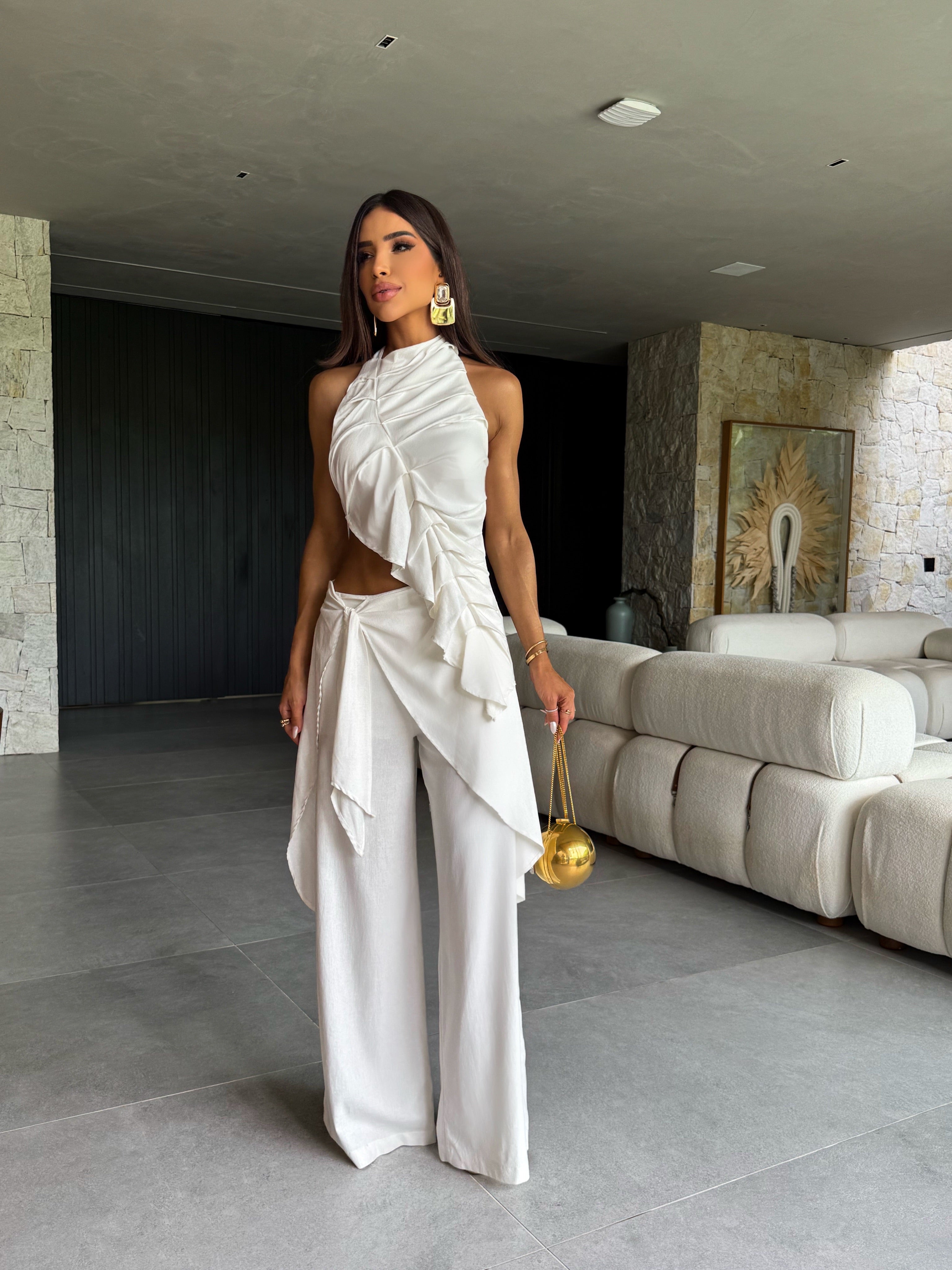 SEEN JUMPSUIT - WHITE