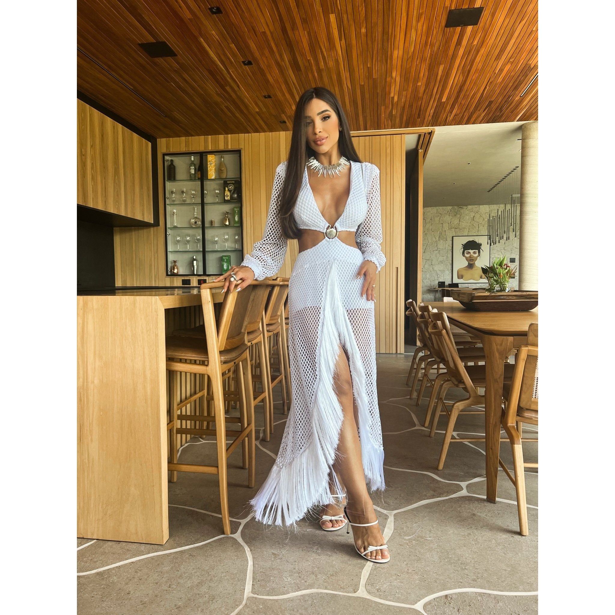 MEYER REMOVABLE SLEEVES DRESS