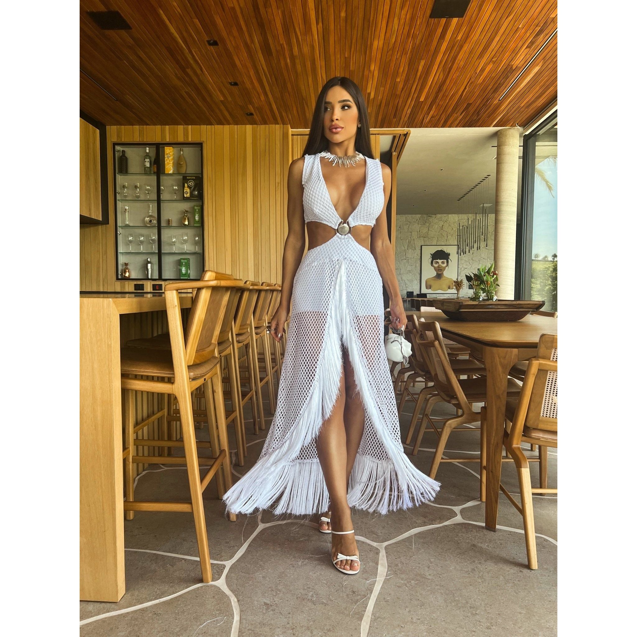 MEYER REMOVABLE SLEEVES DRESS