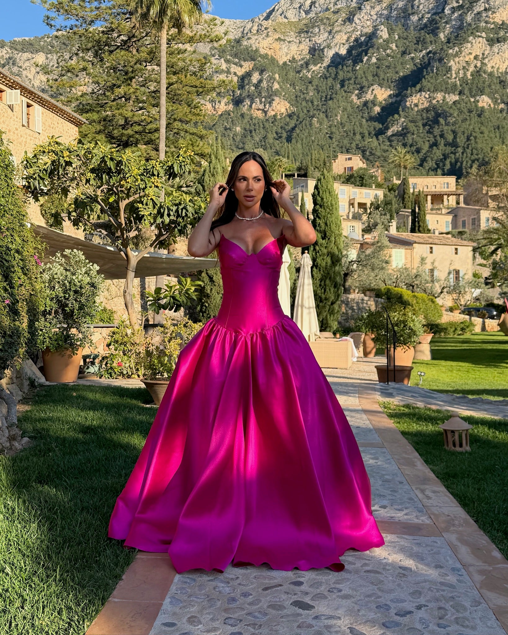 VENUS LONG GOWN - PINK