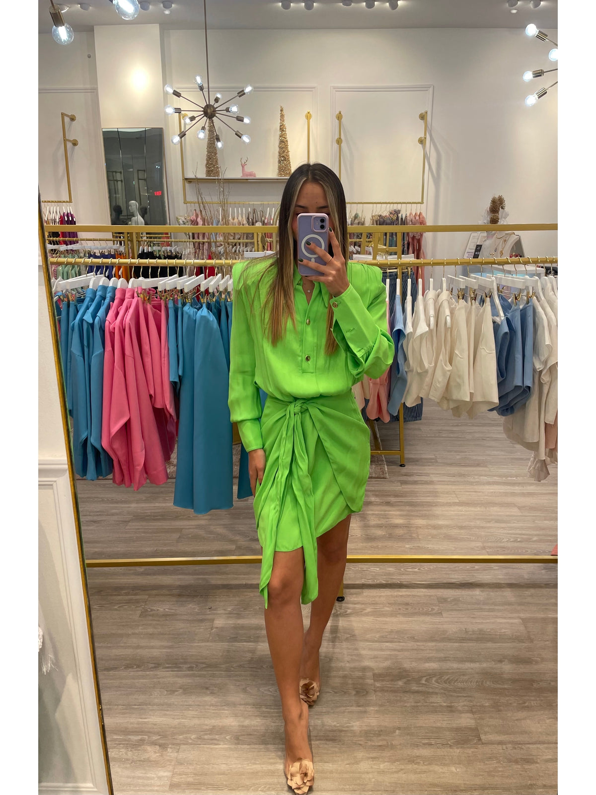 TD LIME GREEN DRESS