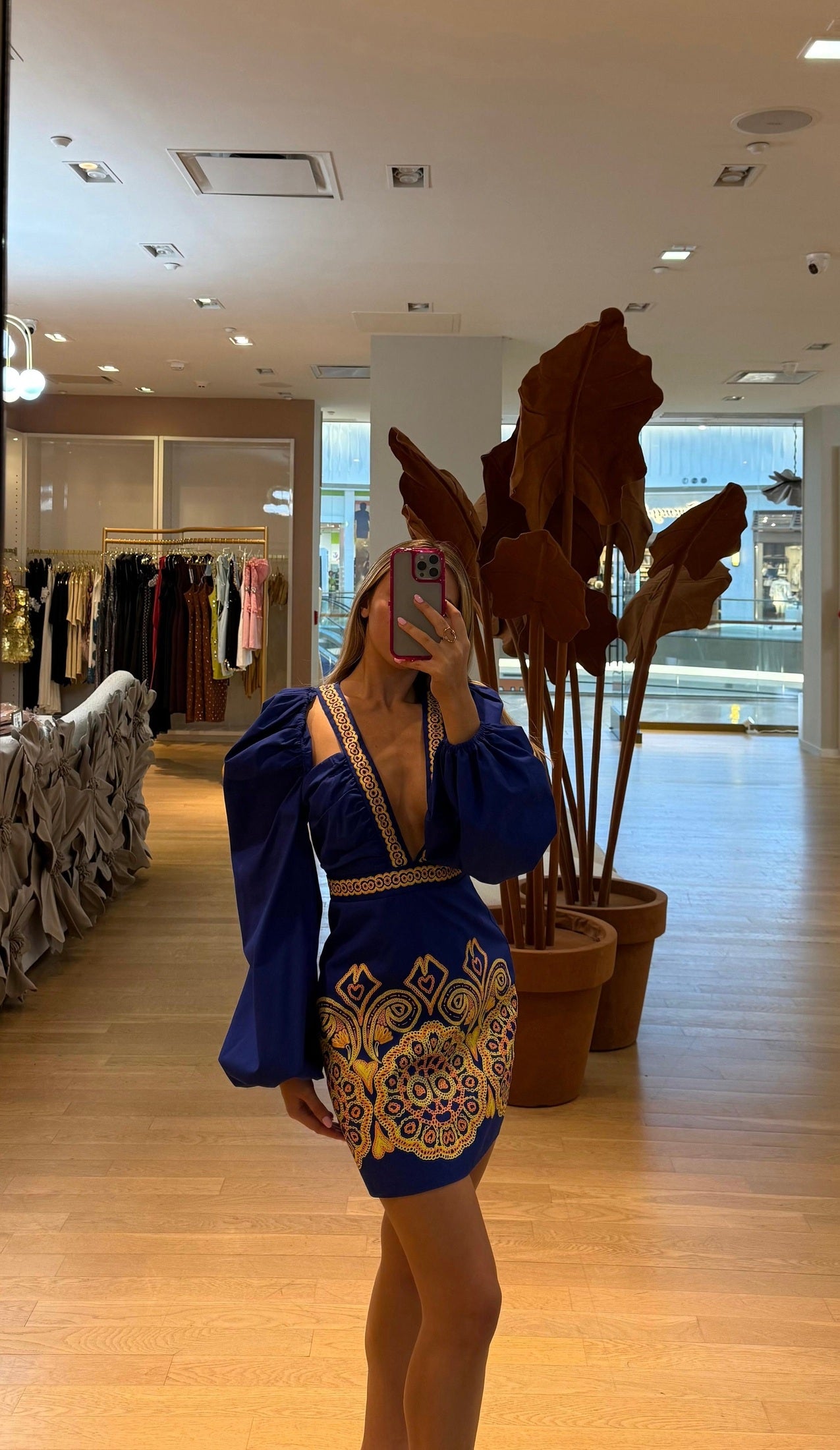 AMAR ROYAL BLUE DRESS