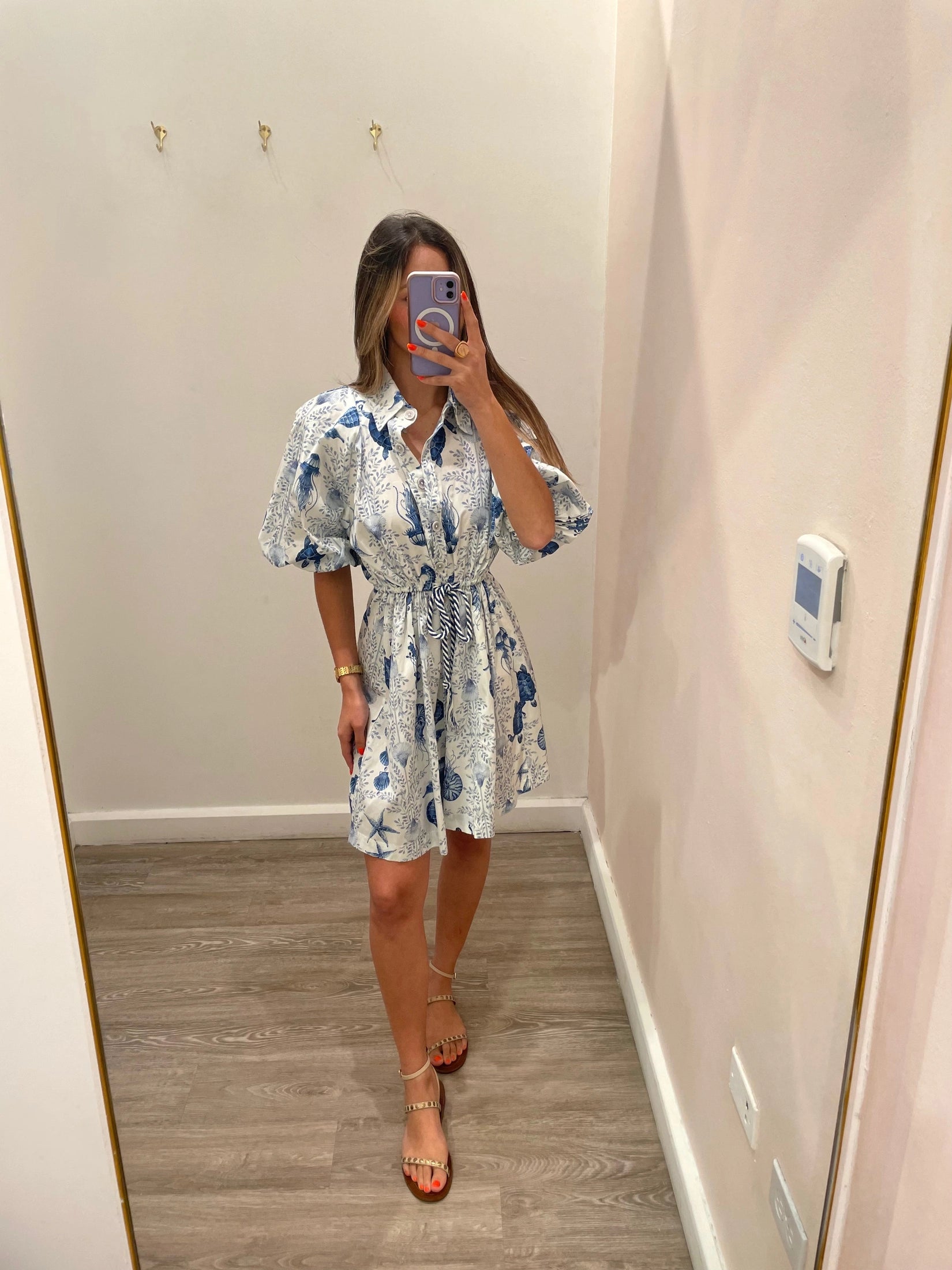 LB NICE BUTTON DRESS