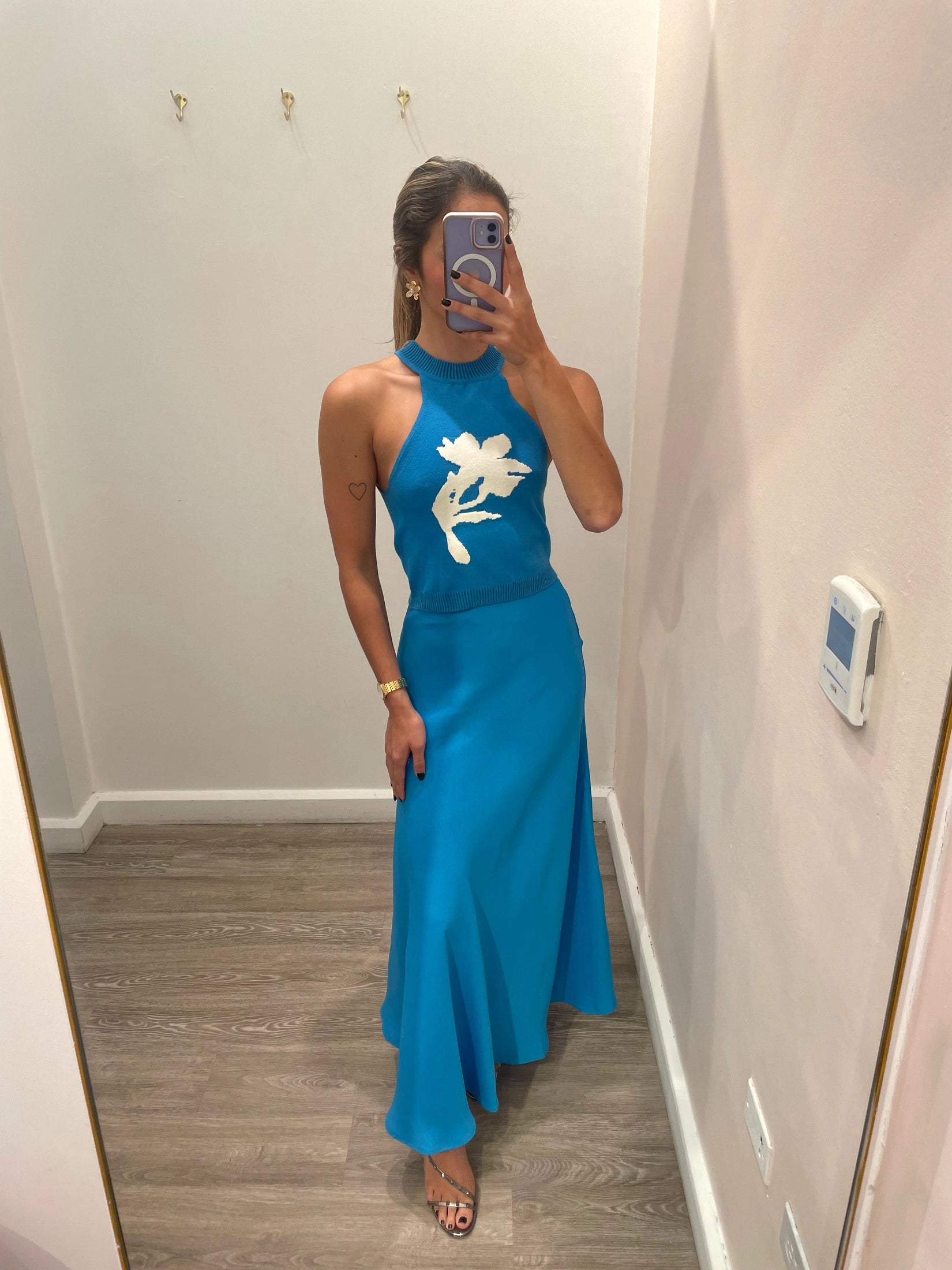 TD TOP TRICOT BLUE SET