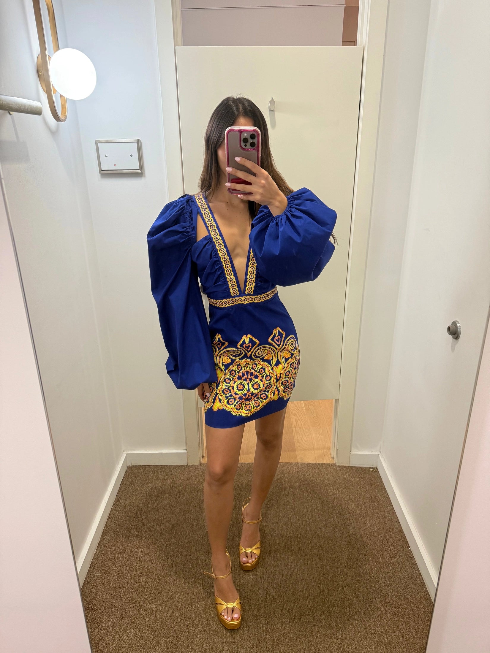 AMAR ROYAL BLUE DRESS