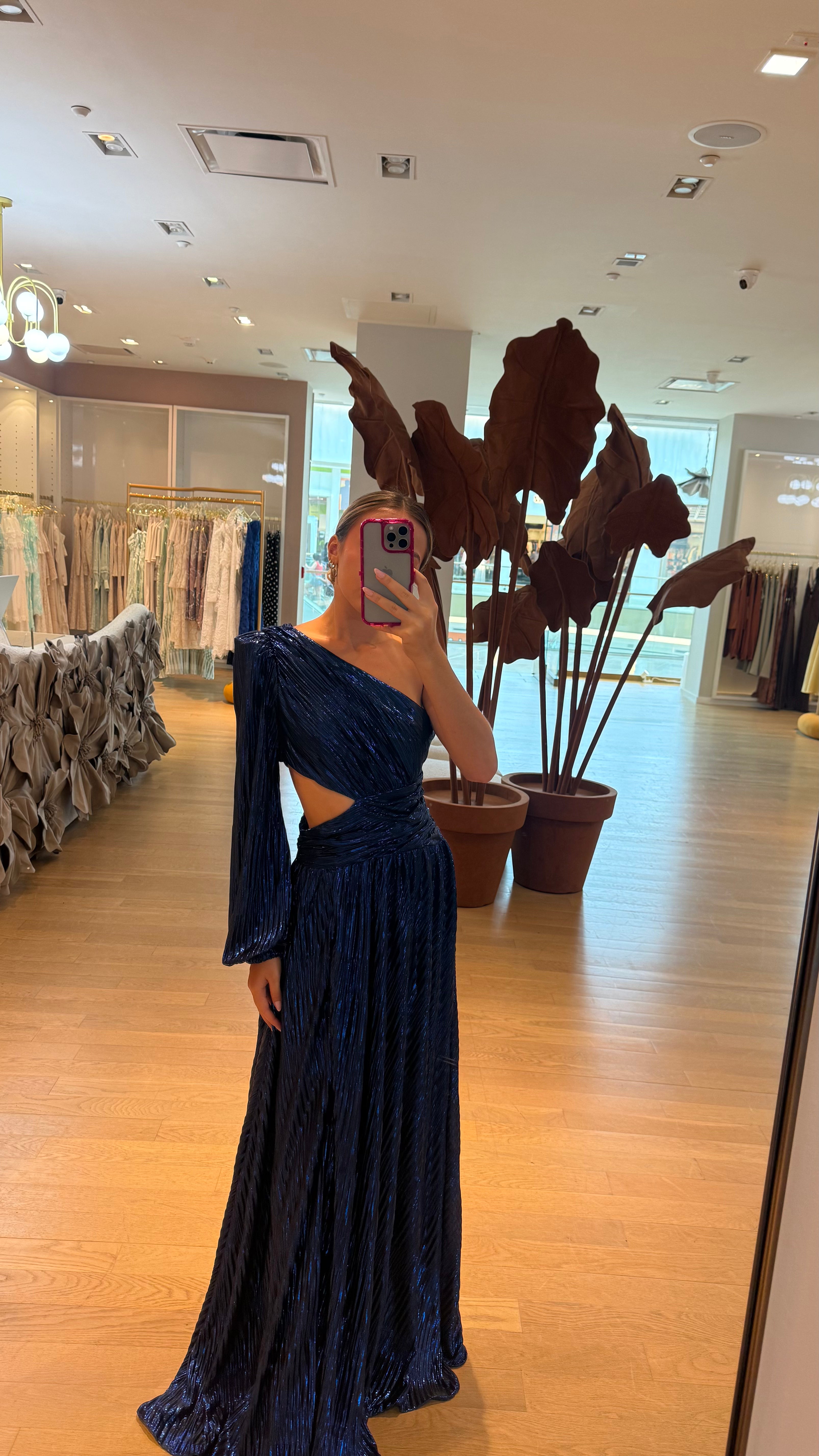 PB METALLIC BLUE DRESS