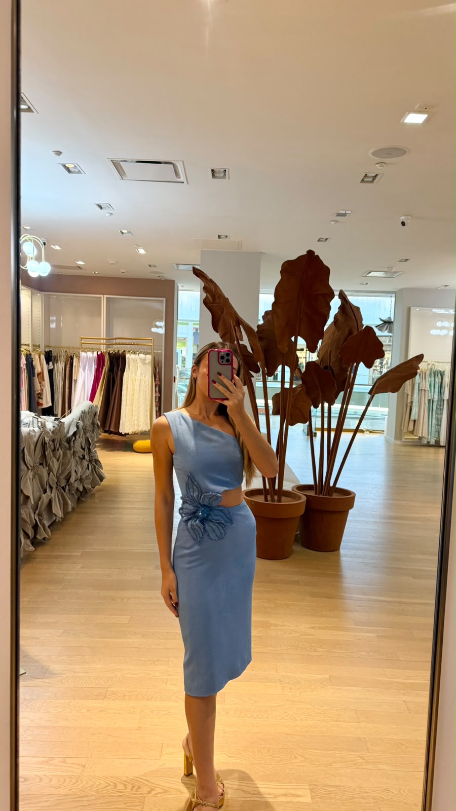 PB BLUE FLOWER DRESS
