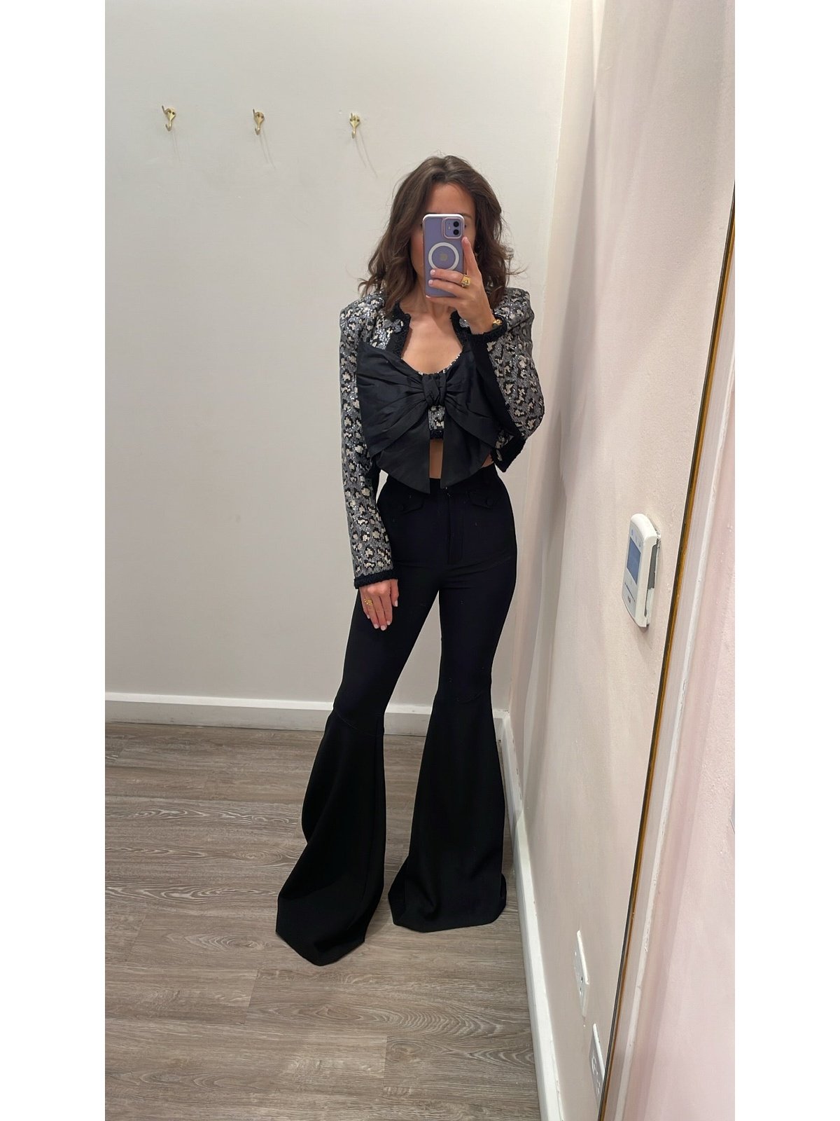LEOPARD SEQUIN BLAZER