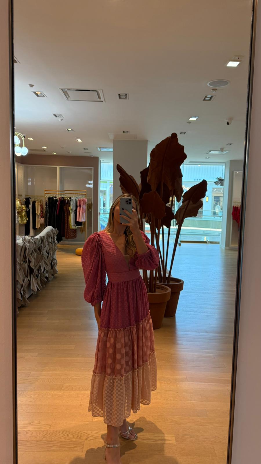 SCLUB OMBRE PINK DRESS