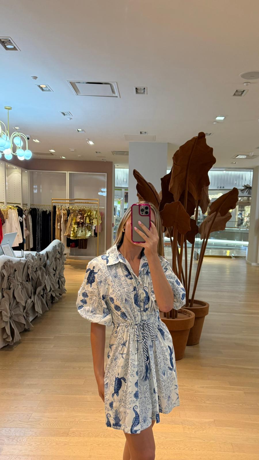 LB NICE BUTTON DRESS