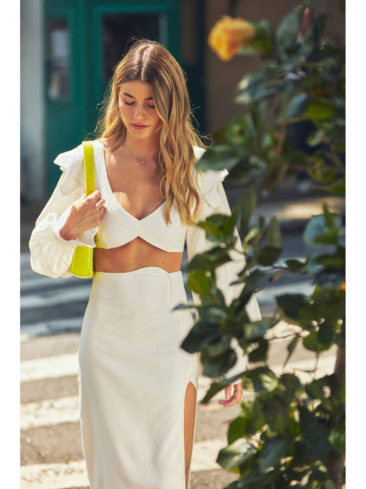 HL Long Sleeve Crop Top