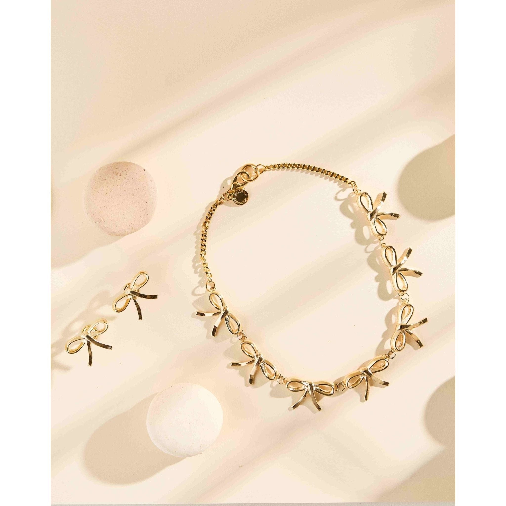 RB MINI BOW NECKLACE