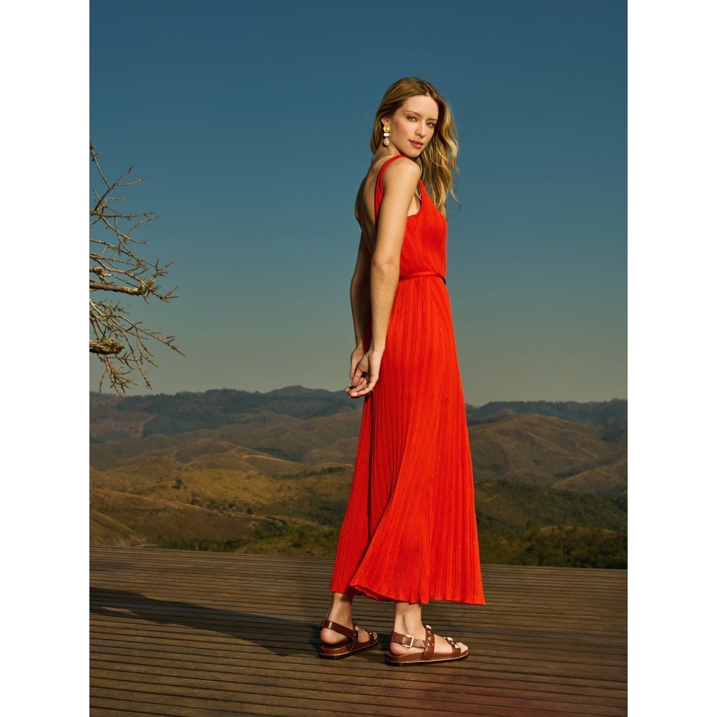 SK LONG TRICOT DRESS