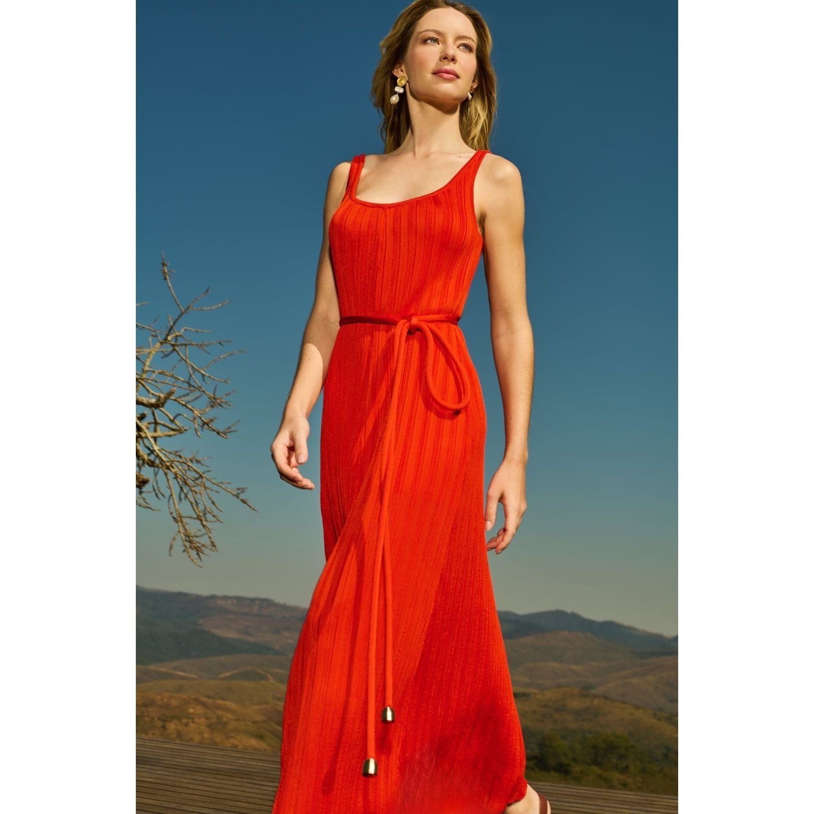 SK LONG TRICOT DRESS