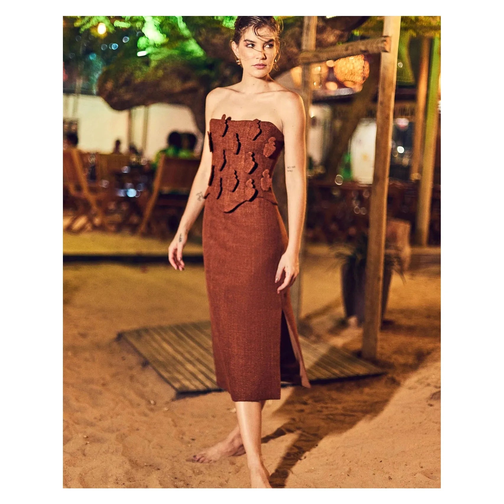 HL CAJU CLOUD CORSET BROWN