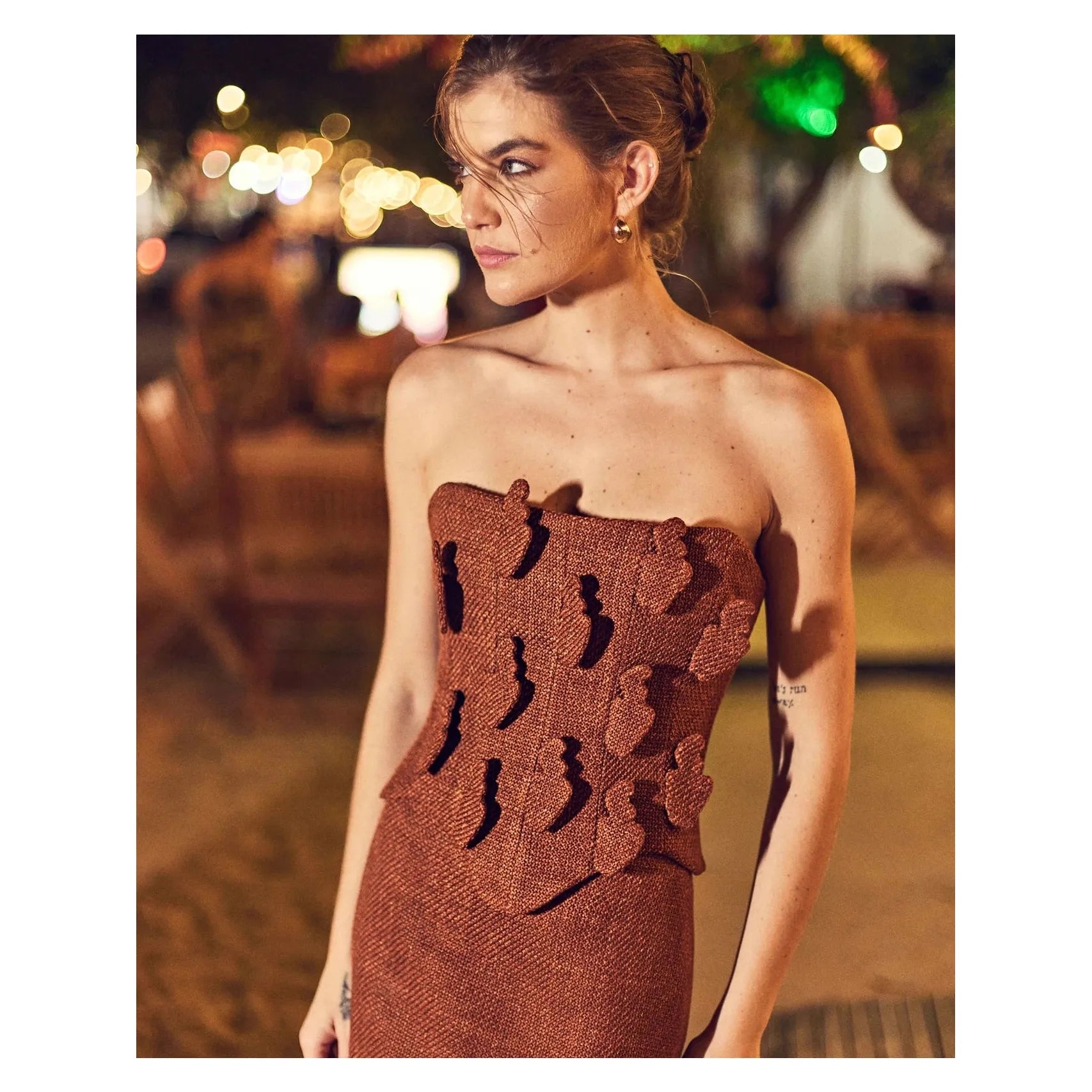 HL CAJU CLOUD CORSET BROWN