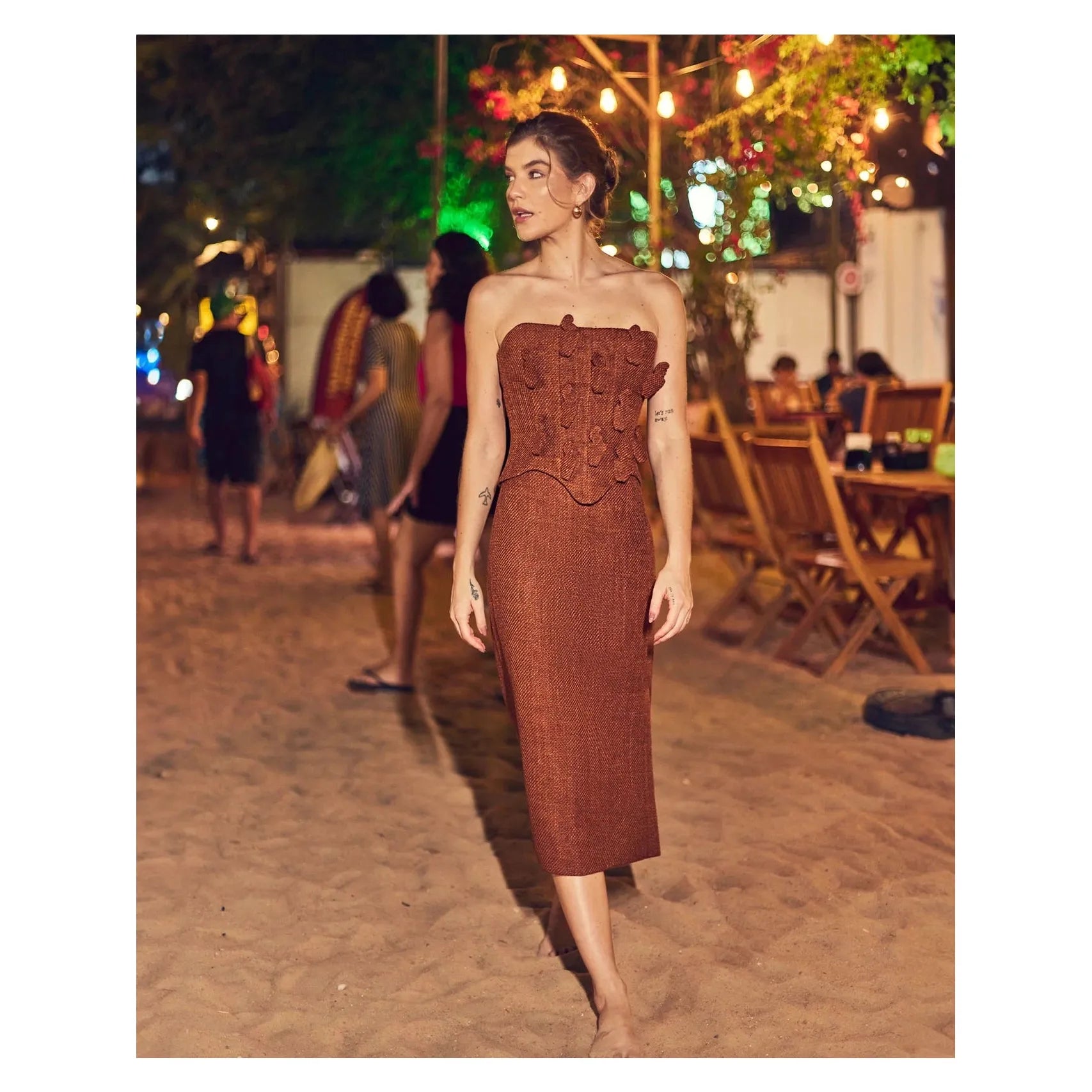 HL CAJU CLOUD CORSET BROWN