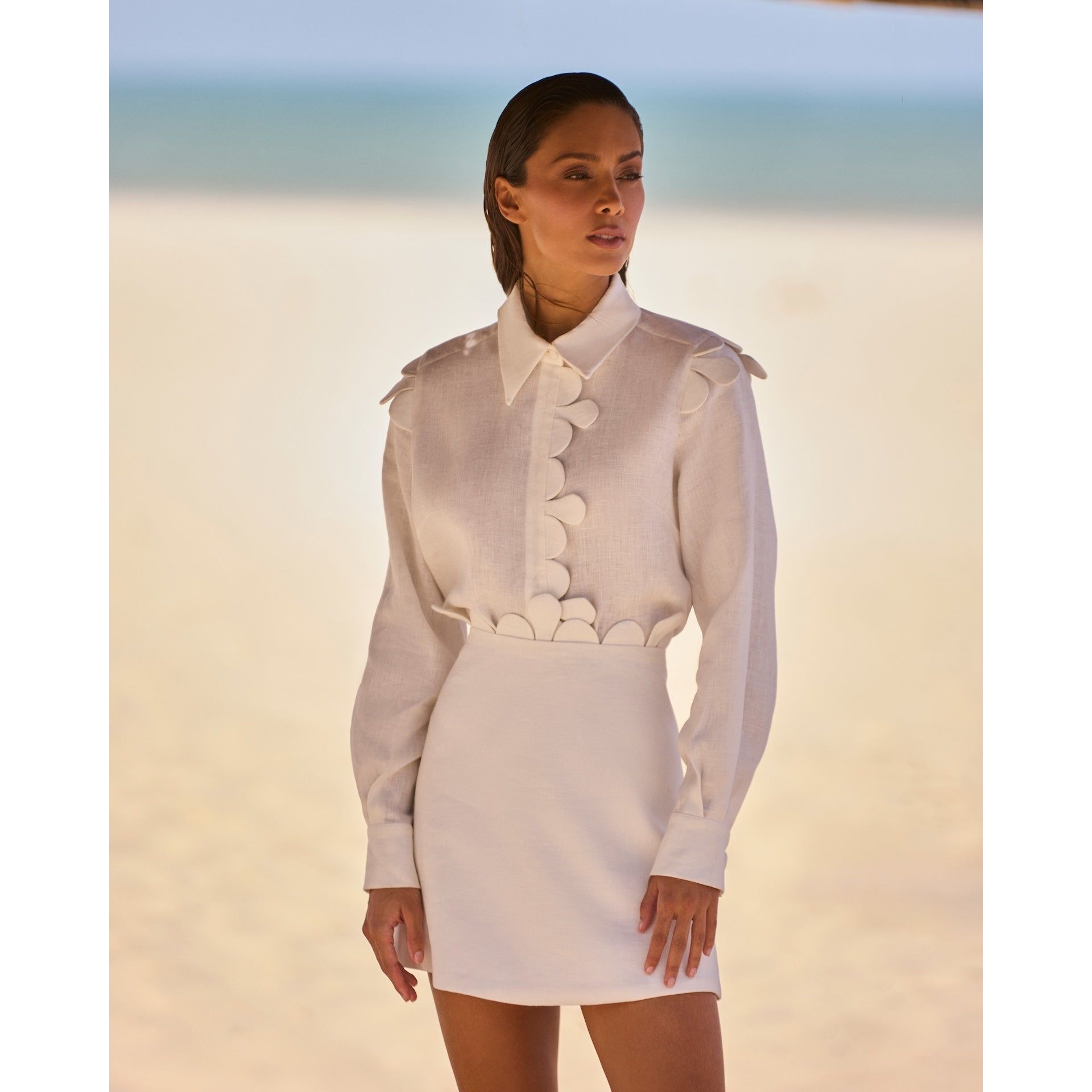 HL RESPINGOS LONG SLEEVE SHIRT WHITE