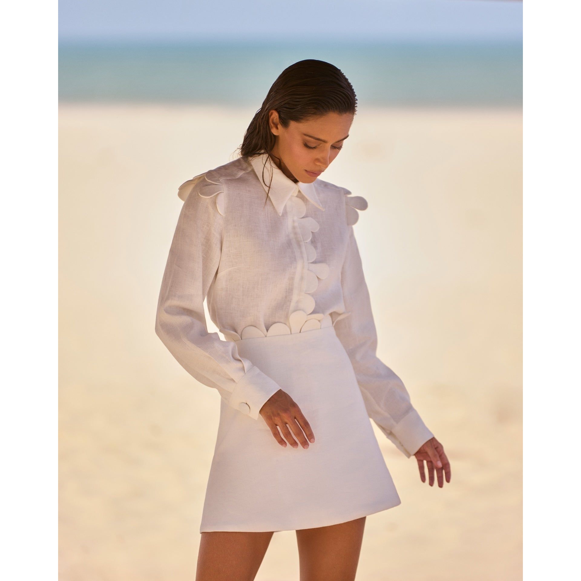 HL RESPINGOS LONG SLEEVE SHIRT WHITE