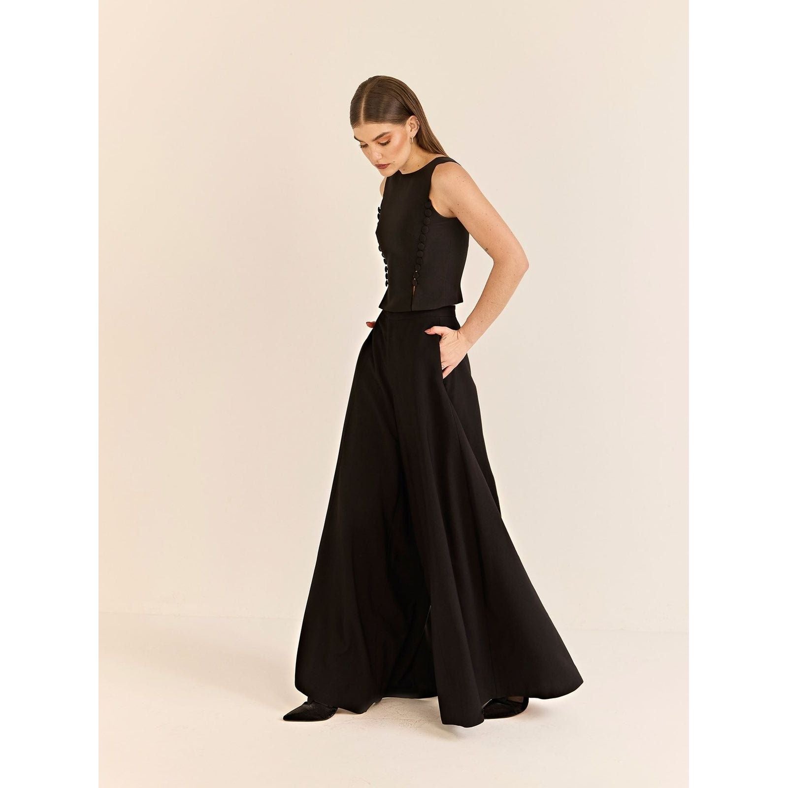 HL VENUSTA TOP BLACK