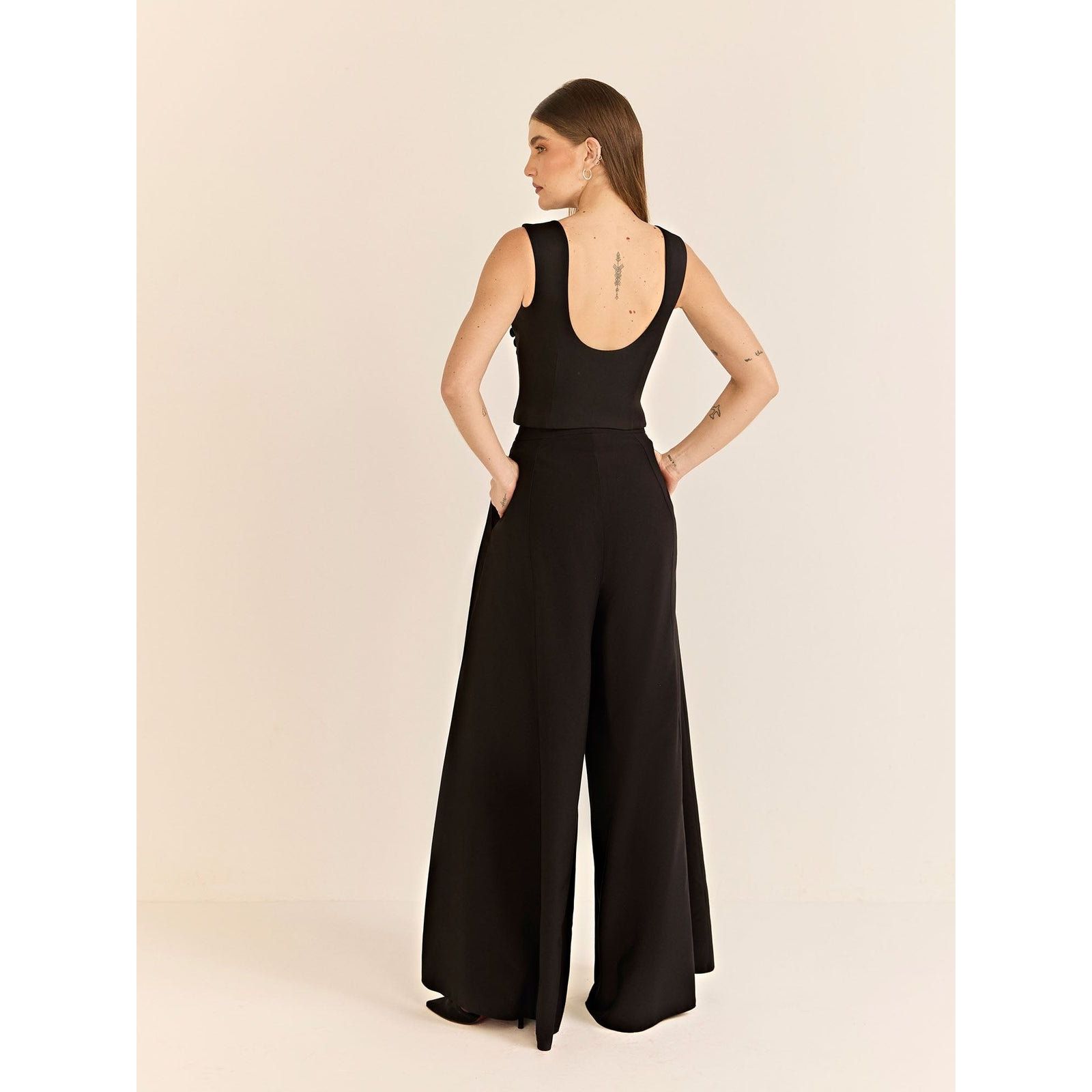 HL VENUSTA TOP BLACK