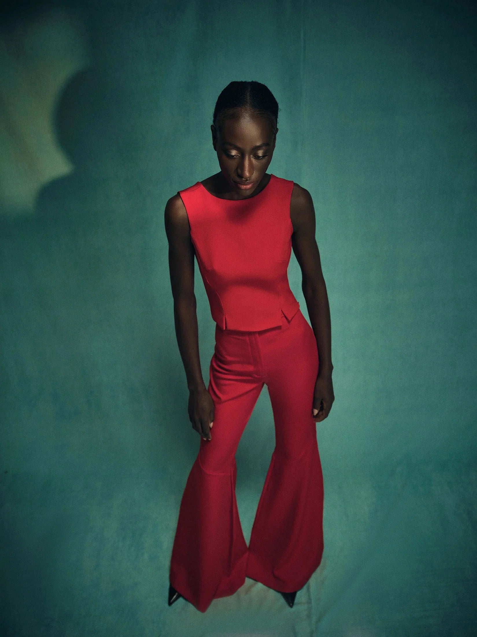 HL MOULAGE TOP - RED