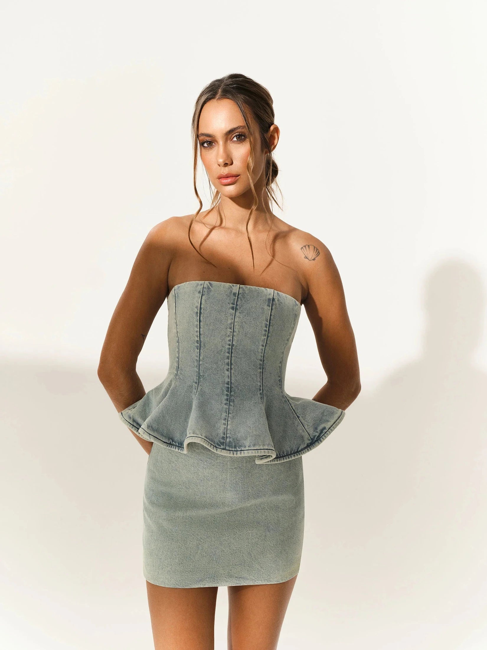 HL ESSENSIAL SKIRT - JEAN