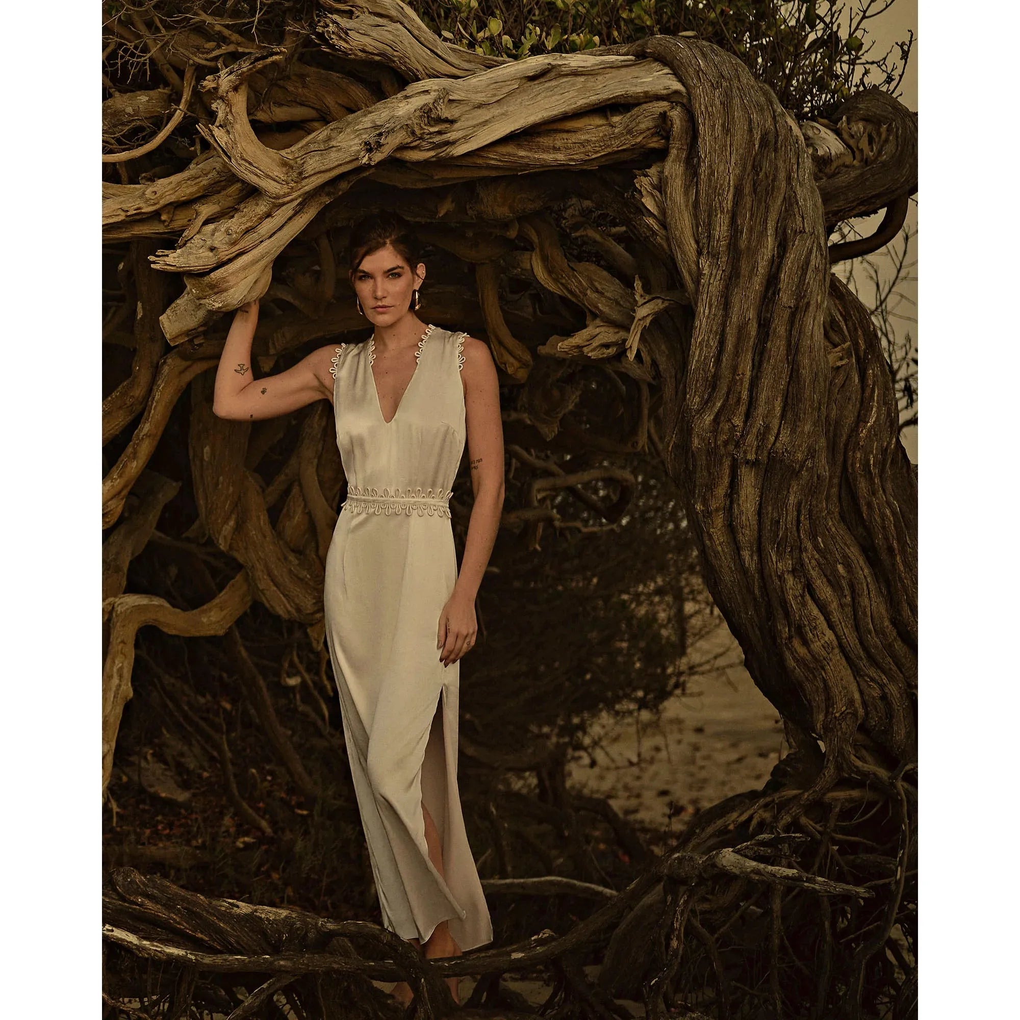 HL ROLOTES SATIN DRESS