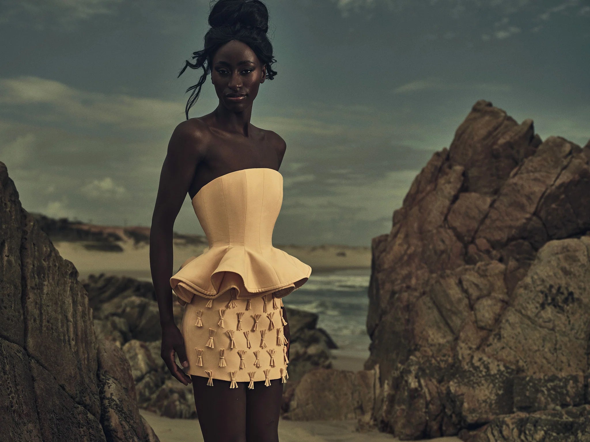 HL DELPHIUS SKIRT - PEROLA