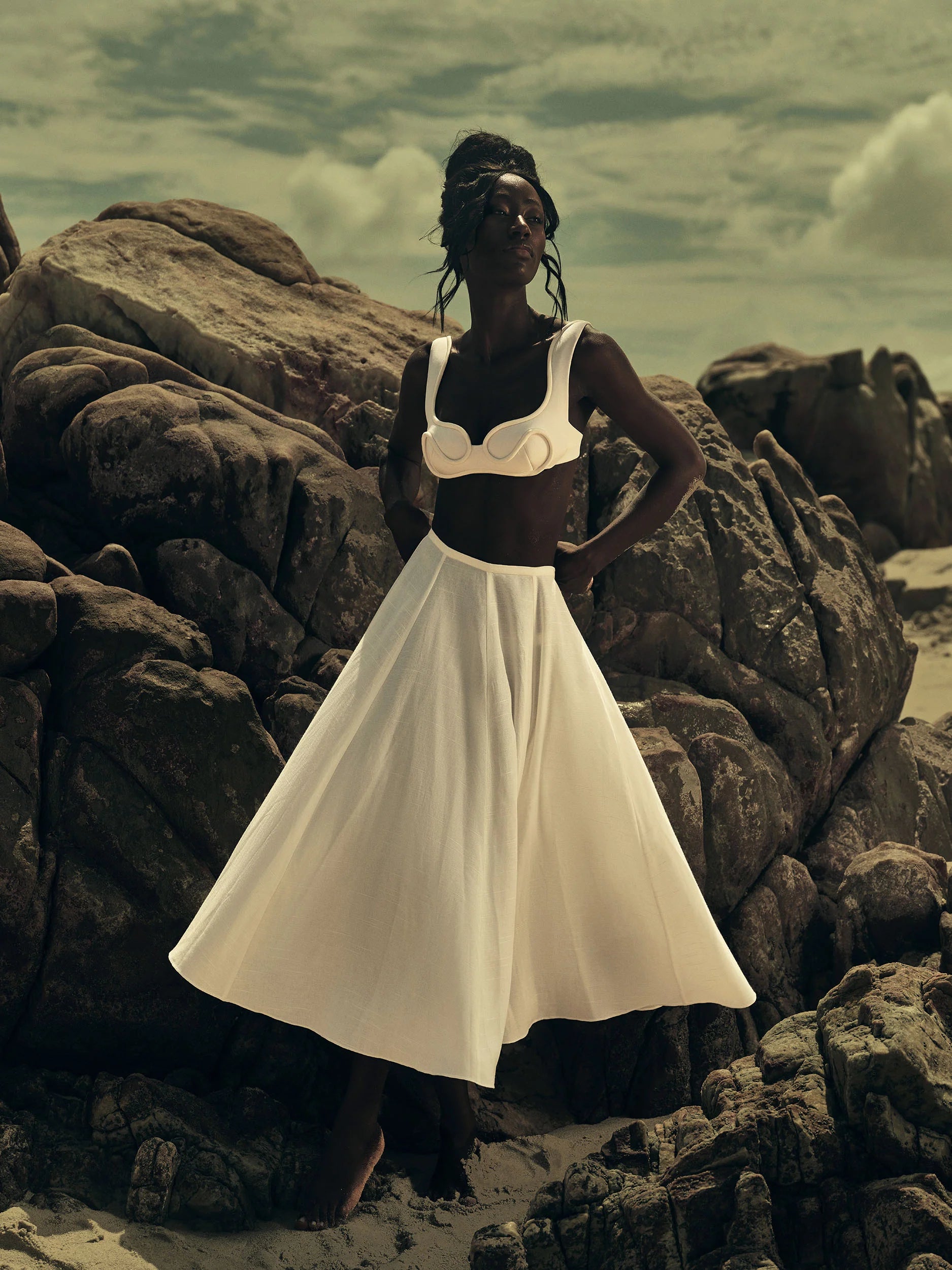 HL MIDI LAMPARINA SKIRT