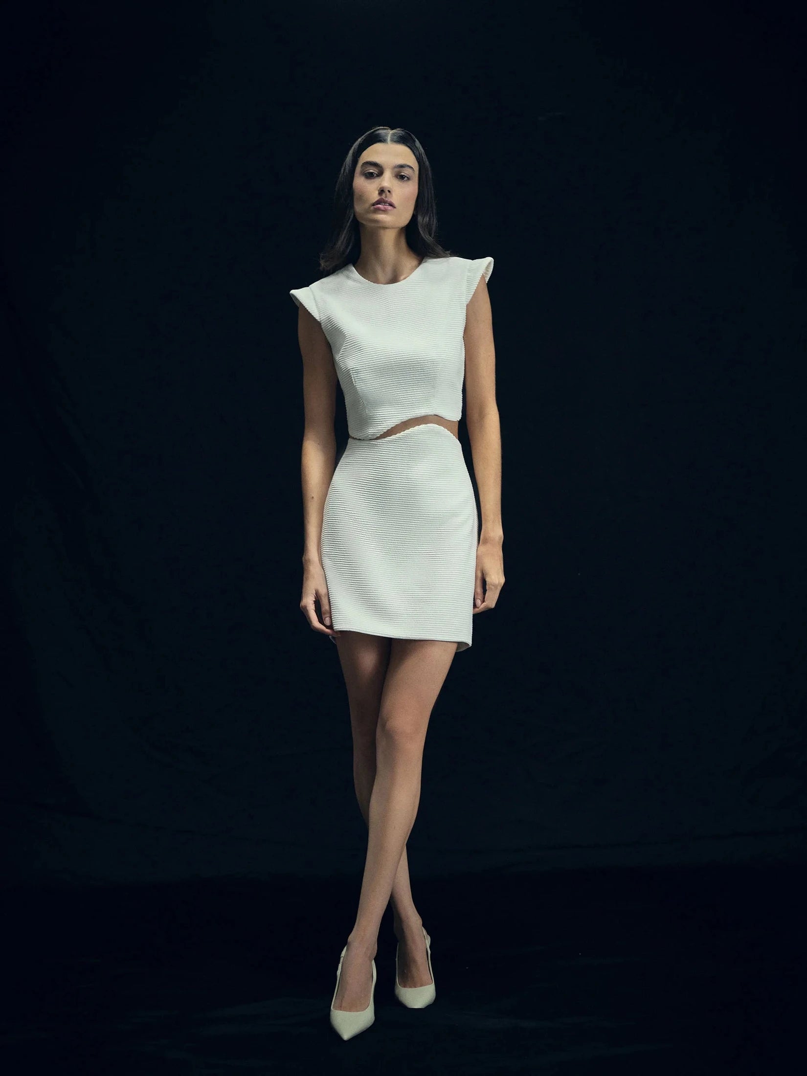 HL MOULAGE TOP - WHITE