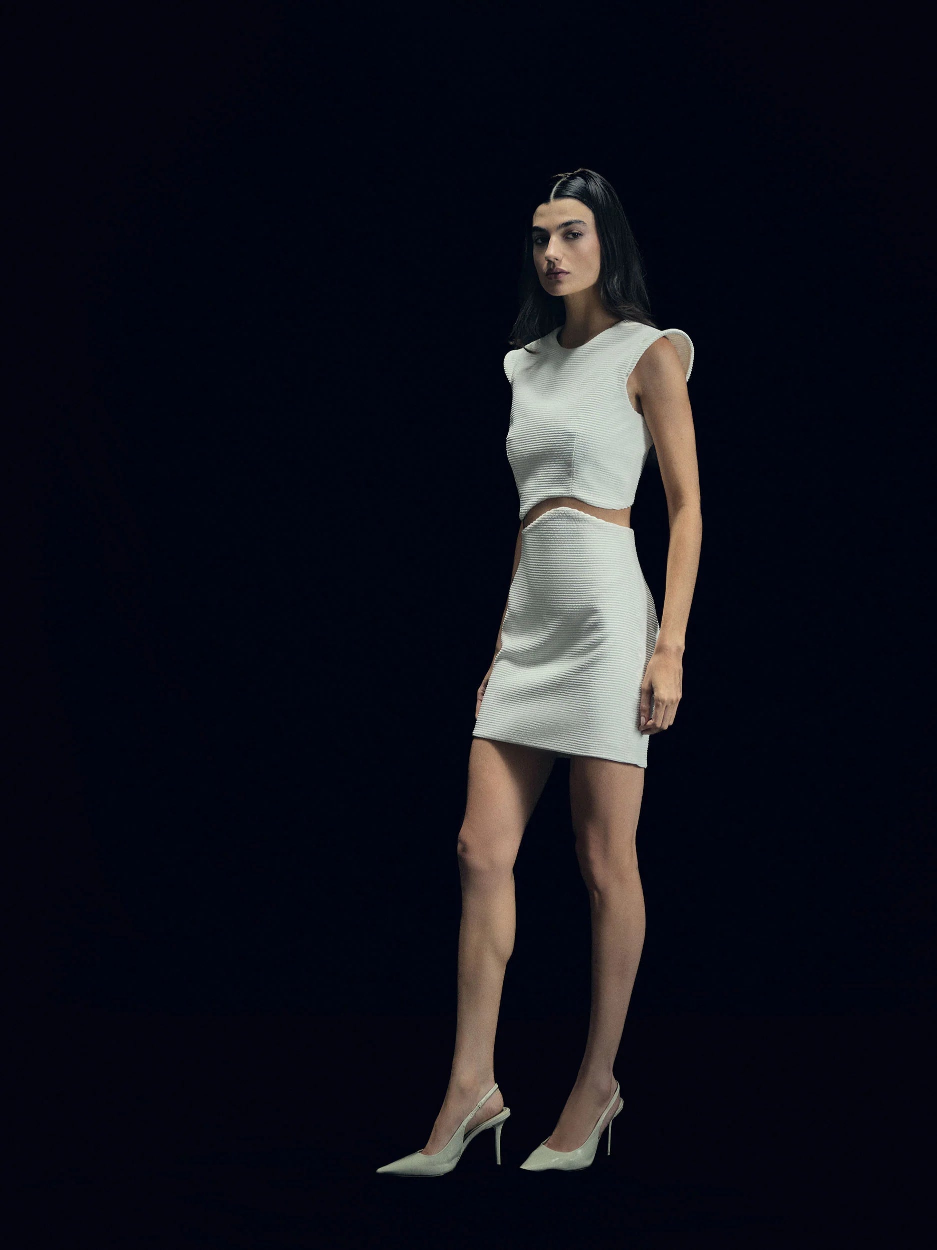 HL MOULAGE TOP - WHITE