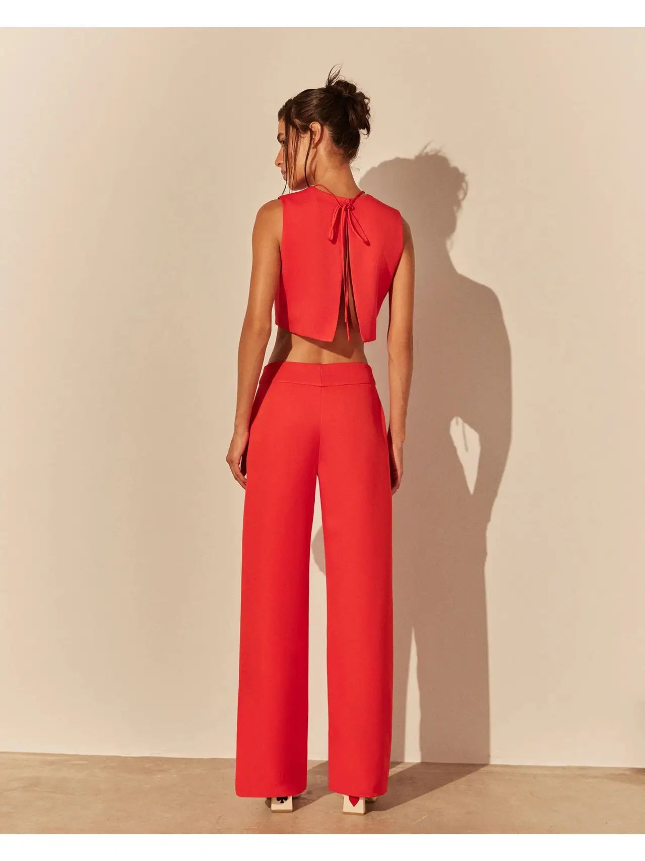 HL CROPPED CORINGA BLUE & RED