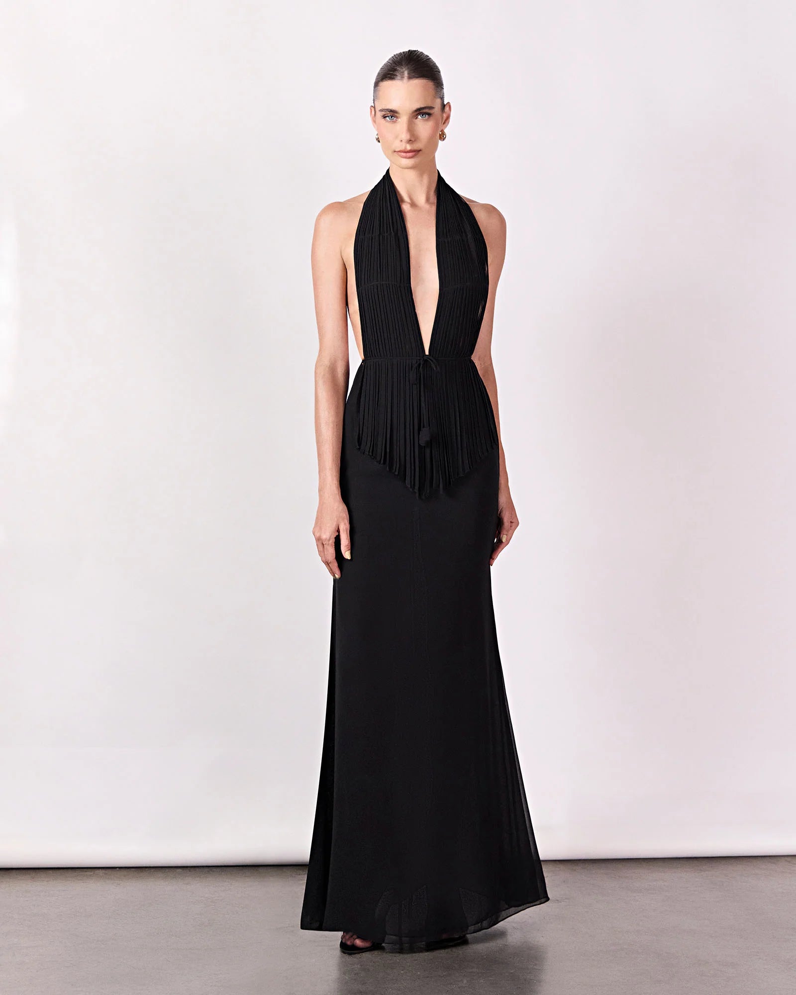HL MERMAID LONG BLACK SKIRT