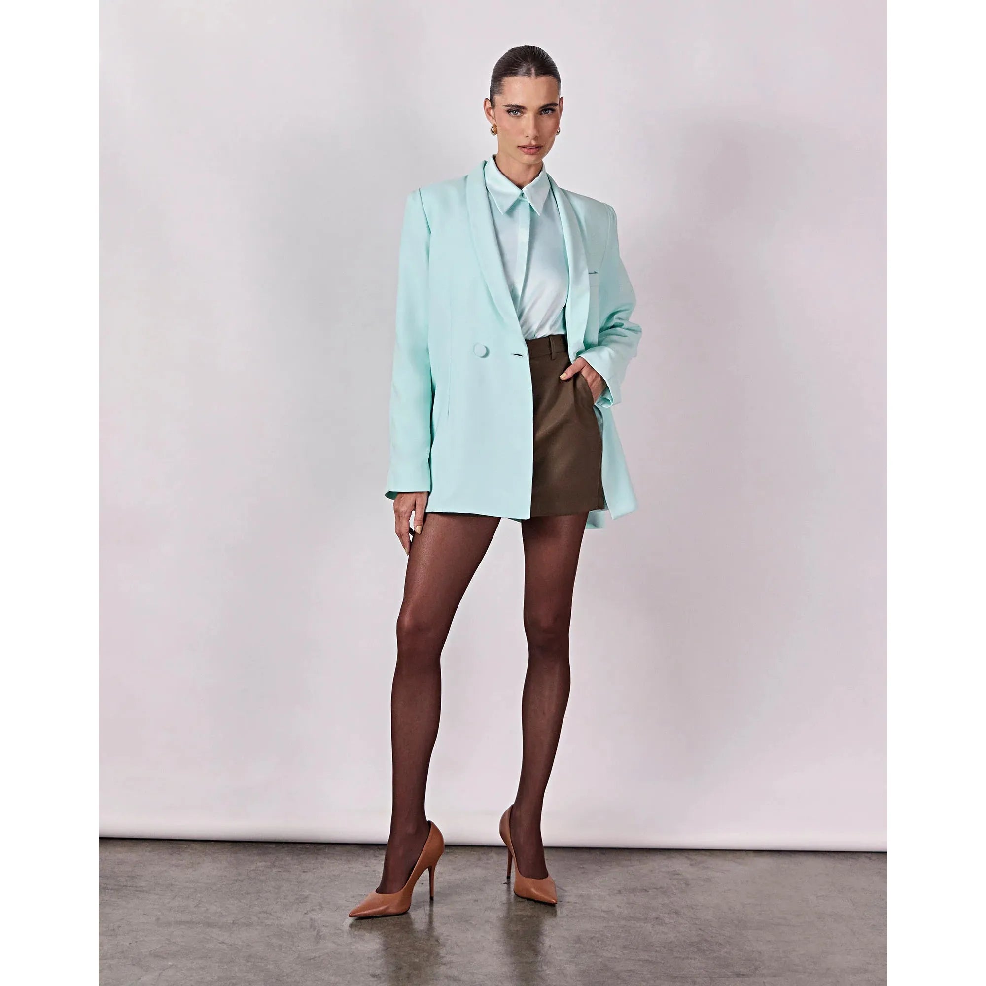 HL SHORT ESSENTIAL SKIRT - GREEN